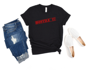 Hostile 17 Tee | Pop Culture Club Tees